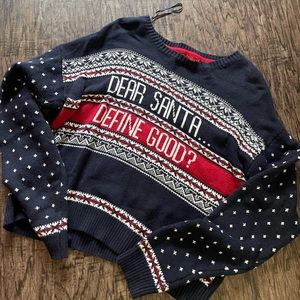 Ugly Christmas crop top